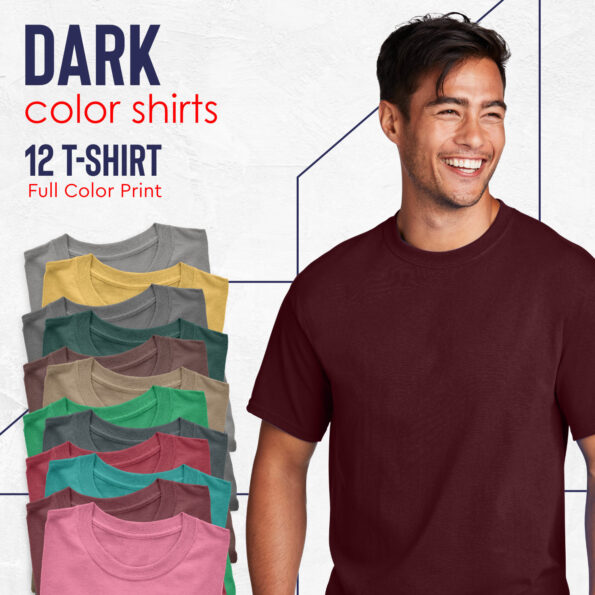 Dark Color Shirt 12 Package