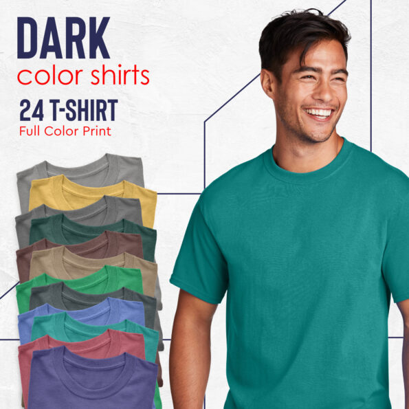 Dark Color Shirt 24 Package
