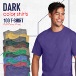Dark Color Shirt 100 Package
