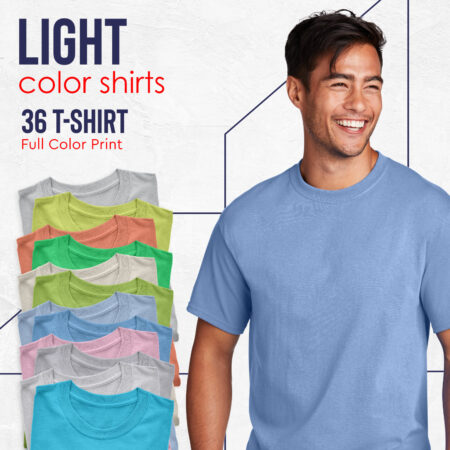 Light Color Shirt 36 Package