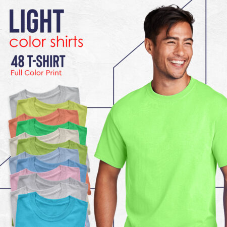 Light Color Shirt 48 Package